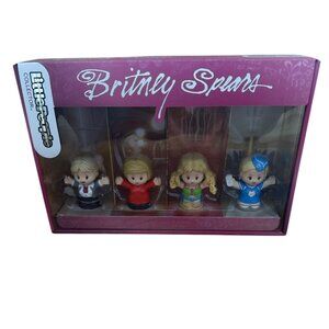 Fisher-Price Little People Collector Britney Spears Figure Set In Box